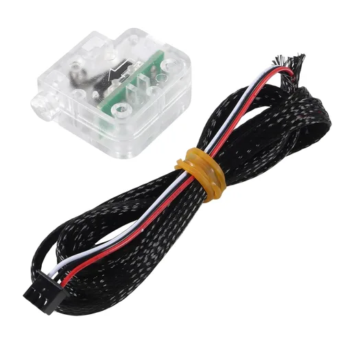 Vista 8 de Módulo de sensor de detección de rotura de filamentos, accesorios de impresora 3D con cable de 1 M para extrusora de filamento de 0.069 in, detector