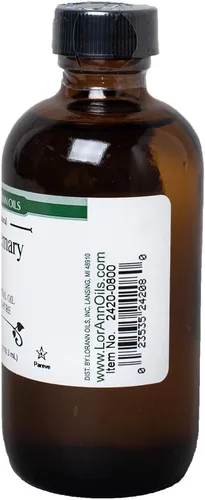 Vista 3 de LorAnn SS Aceite de romero, sabor natural, botella de 4 onzas