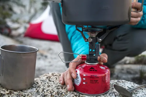 Vista 4 de Estufa de Camping y Mochilero Ultraligera MSR PocketRocket Deluxe