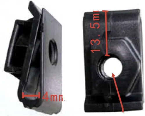 Vista 73 de Autobahn88 - Clip de remache tipo push-in para parachoques, compatible con Renault (OEM: 054000001R) (Paquete de 20)