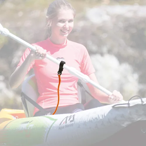 Vista 6 de YYST Correa de paleta naranja Paddle Holder Tool Lanyard - Sin paleta