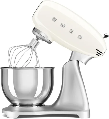 Vista 8 de SMEG SMF04 - Batidora de pie Classico de 5 cuartos con arranque suave y mezcla constante, motor de 600 W, 10 velocidades, cuenco de acero inoxidable