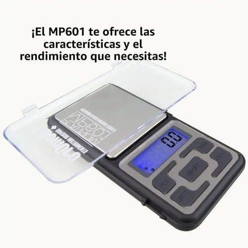 Vista 9 de GemOro Platinum MP601 - Báscula de joyería Báscula de cocina de bolsillo de clase premium Herramienta de precisión digital Lectura y precisión