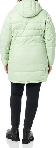 Vista 36 de Amazon Essentials - Abrigo acolchado, ligero y resistente al agua con capucha para mujer, disponible en talla extragrande