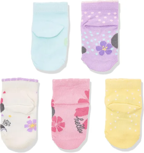 Vista 3 de Disney Paquete de 5 calcetines cortos para bebé de Minnie Mouse unisex