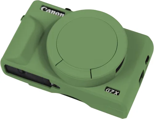 Vista 11 de Easy Hood Funda para cámara digital Canon Powershot G7 X Mark III, funda protectora de silicona suave con marcador de botón Funda extraíble