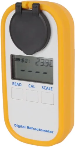 Vista 9 de Mumusuki Medidor digital refractómetro rango de escala 0-80% para medición de porcentaje de volumen de alcohol