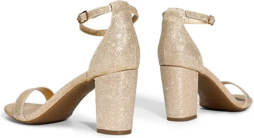 Vista 3 de DREAM PAIRS - Sandalias de tacón grueso y bajo para mujer