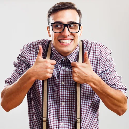 Vista 6 de Skeleteen Gafas de disfraz retro de nerd gafas hipster negras de gran tamaño con lentes transparentes 1 par