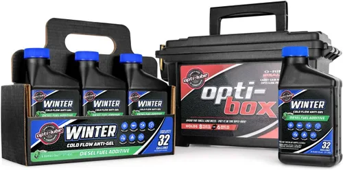 Vista 8 de Opti-Lube Fórmula de invierno Aditivo para combustible diesel anti-gel: botellas de 8 onzas (paquete de 6)