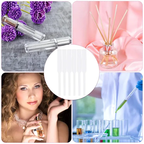 Vista 7 de JJUNW 2000 tiras de prueba de perfume, tiras probadoras de fragancias, desechables, aceites esenciales, difusores de papel aromático para aromas