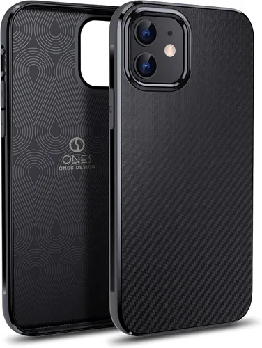Vista 25 de ONES Funda delgada para iPhone 8 Plus / 7 Plus, cubierta de patrón de fibra de carbono, funda protectora a prueba de golpes con diseño minimalista