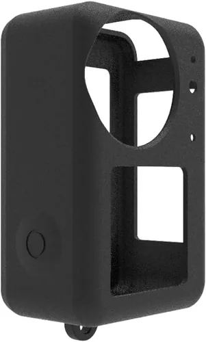 Vista 2 de Funda protectora de silicona para DJI Osmo Action 5 Pro / 4/3 con tapa de lente (negro)