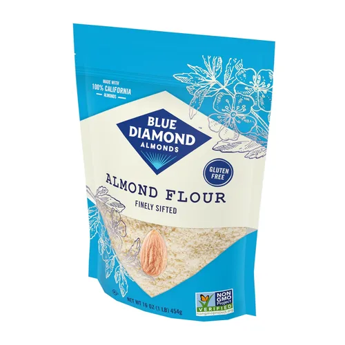 Vista 7 de Blue Diamond Almonds, Harina de almendras, sin gluten, blanqueada, finamente tamizada, 1 libra