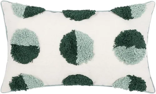 Vista 13 de vctops Funda de almohada decorativa de lino con bordado floral bohemio para sofá, cama (margarita, 18 x 18 pulgadas)