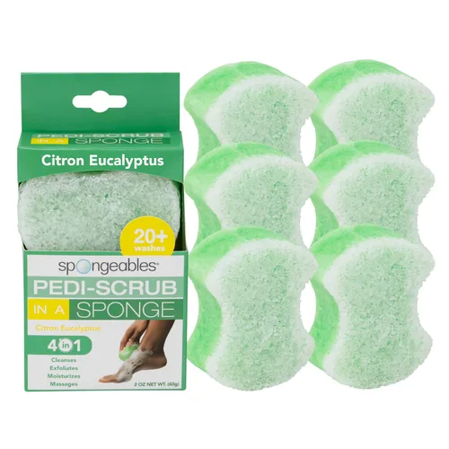 Vista 21 de Spongeables Pedi Scrub Foot Exfoliating 20+ Wash Sponge