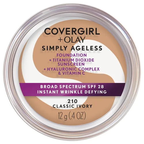 Vista 15 de Base para maquillaje Covergirl & Olay Simply Ageless, Ivory