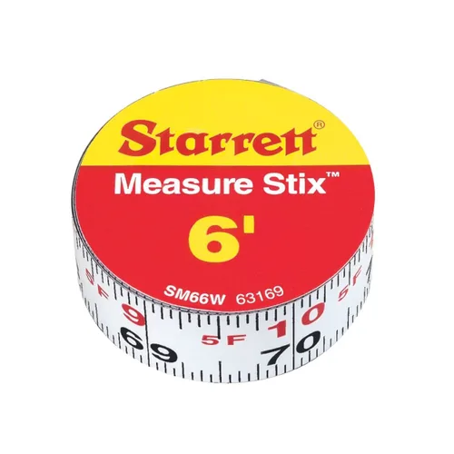Vista 14 de Starrett Cinta métrica Stix, 1/2" x 48" (4'), estilo S1