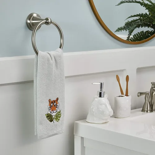 Vista 10 de SKL Home Vern Yip Jungle Cats - Porta cepillos de dientes, color blanco