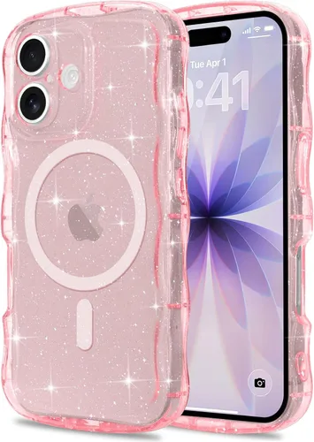 Vista 275 de Pepmune Funda magnética para iPhone 17 Pro Max, color rosa