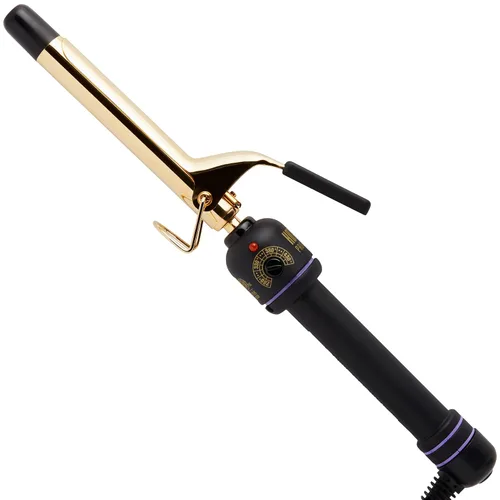 Vista 9 de HOT TOOLS Pro Artist - Rizador de oro de 24 quilates (modelo 2018) Rizos definidos de larga duración (1 1/2 pulgadas)