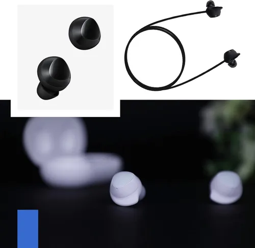 Vista 3 de Create idea 2 uds auriculares inalámbricos silicona anti-pérdida correa compatible con Galaxy Buds/Buds Plus auriculares correas auriculares
