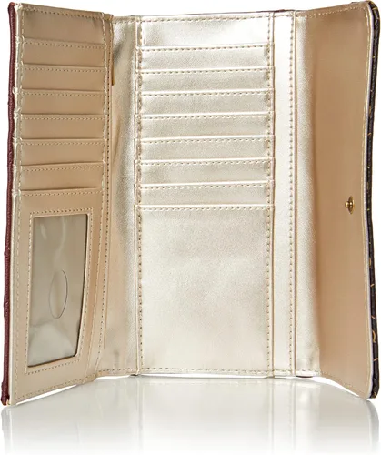 Vista 4 de GUESS Katey Cartera de mano múltiple, borgoña Multi, talla única