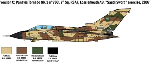 Vista 8 de Italeri 2783S-1:48 Tornado Size 1/IDS-Gulf War, Modelo, Unlackiert