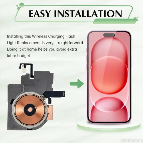 Vista 6 de NFC Wireless Charging Flash Light Replacement for iPhone 16 Plus