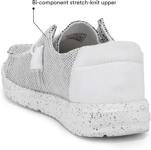 Vista 6 de Hey Dude Wendy Chambray - Zapatos de mujer, mocasines con cordones para mujer, cómodos y ligeros