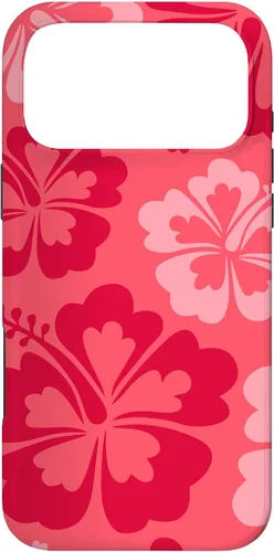 Vista 22 de Hibiscus Flower Beach Hawaiian Exotic Floral Surf Cranberry Case for iPhone 17
