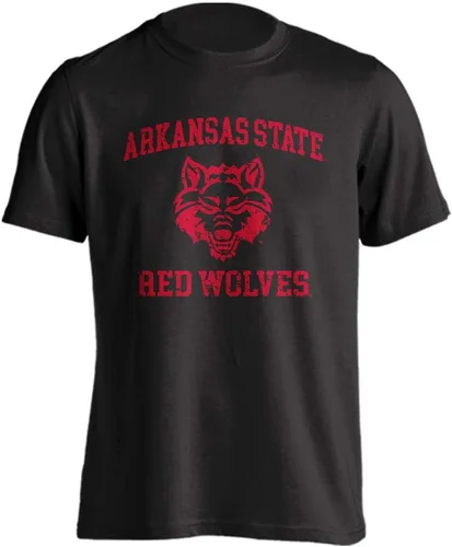 Vista 85 de Sport Your Gear NCAA Camiseta de manga corta retro con licencia oficial de aspecto desgastado para el día del juego, camiseta de espíritu deportivo