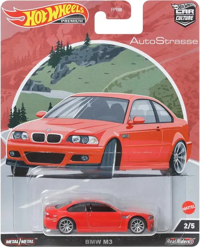 Vista 6 de Hot Wheels Vehículos de leyendas del circuito cultural del automóvil para niños de 3 años en adelante, colección premium de vehículos a escala 1:64