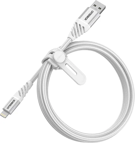 Vista 2 de OtterBox USB-A a Lightning premium, 1M - Cloud Sky