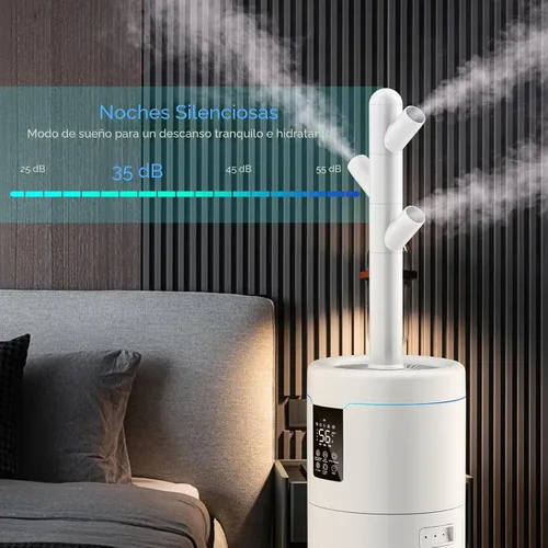 Vista 8 de Humidificadores ultra grandes de 17L/4.5 galones para dormitorio, 2000 pies cuadrados, humidificadores silenciosos para habitaciones grandes