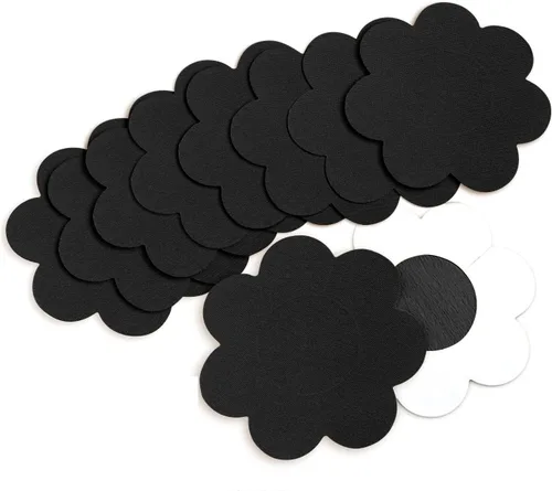 Vista 7 de 40 fundas para pezones, almohadillas de pecho, hipoalergénicas, desechables, color beige, adhesivas Almendra