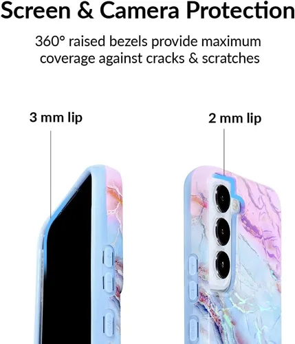 Vista 3 de VELVET CAVIAR Funda compatible con Samsung Galaxy S22 para mujer, probada en caídas de 8 pies, con forro de microfibra, bonitas fundas protectoras