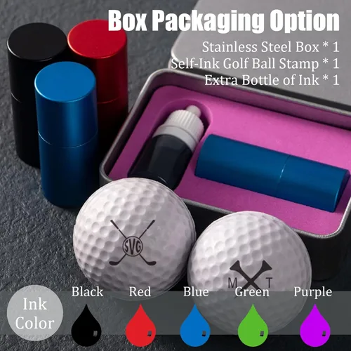 Vista 4 de xrlsg Sello de pelota de golf personalizado, sello de pelota de golf con monograma, regalos para golfistas, papá, marido, novio