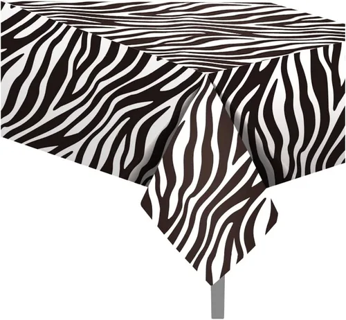 Vista 48 de 1 paquete de mantel de plástico con diseño de bandera americana del 4 de julio para fiesta, 54 x 87 pulgadas de largo, mantel rectangular para bufé