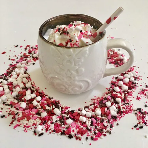 Vista 4 de COOL MOM SPRINKLES Mini malvaviscos para mezcla de chispas de chocolate caliente (7 oz.) – Chispas temáticas de Navidad para decorar pasteles