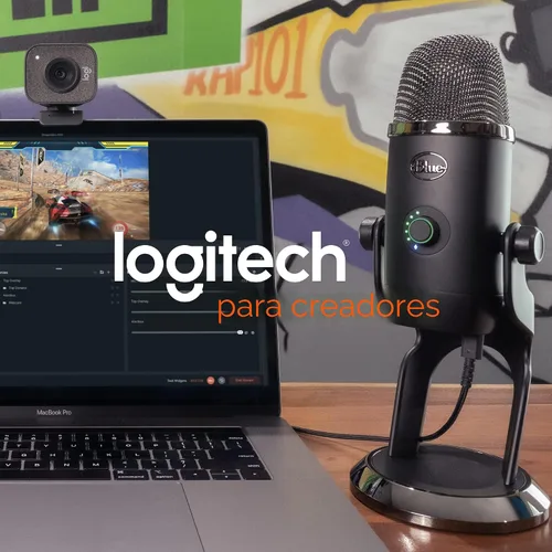Vista 13 de Blue Yeti USB Mic para grabar y transmitir en PC y Mac, 3 cápsulas de condensador, 4 patrones de captación, salida de auriculares y control