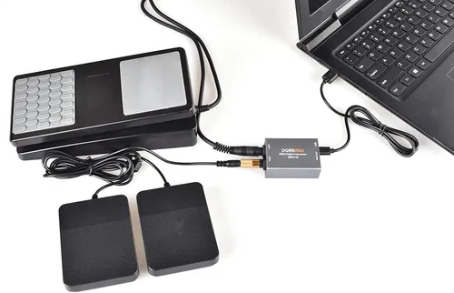 Vista 6 de Expresión Pedal Convertidor Pedal Sustain Pedal Expander MPC-10