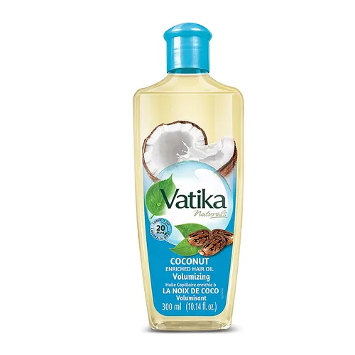 Vista 8 de Dabur Vatika Naturals - Aceite enriquecido para el cabello, hidratante natural, suero fortalecedor para un cuero cabelludo saludable, nutritivo