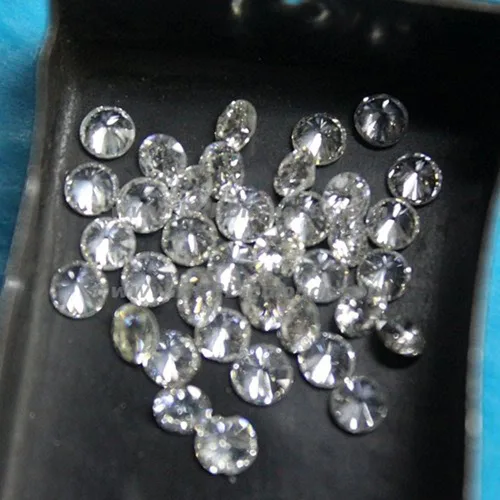 Vista 2 de gemhub Diamantes sueltos naturales redondos 10 piezas Lote I1-I3 Claridad G-H Color blanco 100% Real.., Piedra, Tono de diamante mejorado