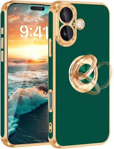 Vista 55 de Fingic Funda para iPhone 11, Funda para iPhone 11 con Soporte de Anillo [Soporte de Anillo Giratorio de 360° Base Magnética]