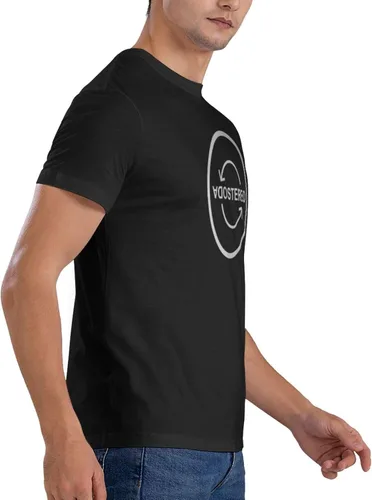 Vista 4 de Soda Music and Stereo - Camiseta de manga corta para hombre, diseño casual, cuello redondo, unisex, color negro