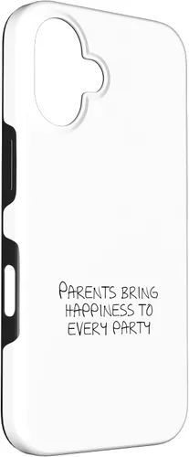 Vista 3 de iPhone 16 Parents bring happiness to every party Case