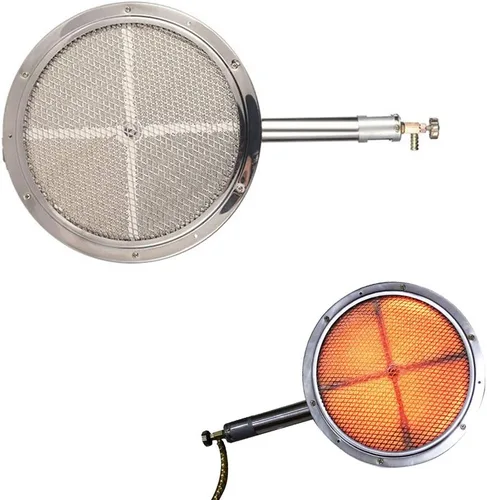 Vista 13 de Quemador infrarrojo para barbacoa, quemador de gas de cerámica de acero inoxidable, quemador de cerámica infrarroja