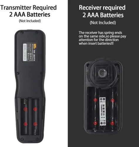 Vista 8 de Liberación de obturador remoto para Nikon, temporizador inalámbrico de liberación de obturador, control remoto Pixel TW-283 DC0/DC2 para Nikon Z6 Z7