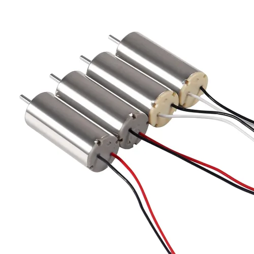 Vista 4 de 4 motores cepillados 8520 de 0.335 x 0.787 in, motor de 3-5 V, 0.15 A, 35000 RPM-50000 RPM, 8520 motor de copa hueca + 4 hélices CW CCW compatibles